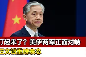打起来了？美伊两军正面对峙，汪文斌重磅表态视频封面