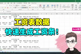 Excel技巧：一个公式，工资表，自动生成工资条！