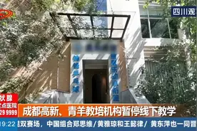 成都高新、青羊教培机构暂停线下教学视频封面