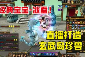 天龙八部端游：打造玄武岛冰蚕宝宝（下），3变才是经典。视频封面