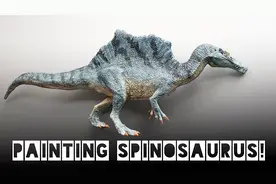 跟我学，教你怎么给模型上色，画出一个栩栩如生的恐龙。