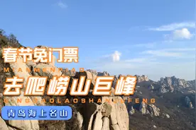 树哥乘坐青岛最美旅游巴士去游览崂山巨峰景区，海上名山春景如画视频封面