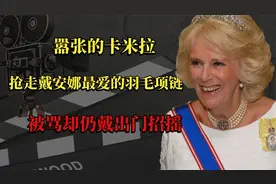嚣张的卡米拉，抢走戴安娜最爱的羽毛项链，被骂却仍戴出门招摇视频封面