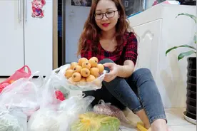 去南宁淡村市场花400多元，水果蔬菜肉都有，娶四川媳妇不亏视频封面