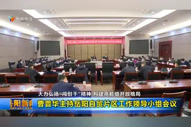 曹普华主持岳阳自贸片区工作领导小组会议视频封面