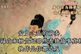 安史之乱前奏，安禄山和杨贵妃那些香艳故事真相，换作是你都造反视频封面