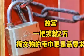故宫，一把锁就值两万,擦拭文物的毛巾更是严苛要求视频封面