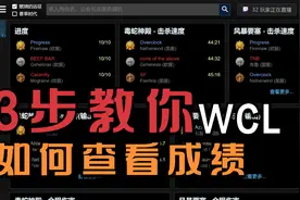 魔兽玩家如何在WCL中查看个人成绩视频封面