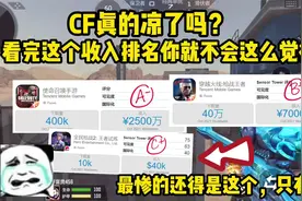 CF真的凉了吗？看完这个10月手游收入排名你就不会这么觉得了视频封面