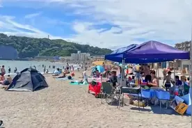 日本东京附近最受欢迎的海滩，2022 年 6 月视频封面