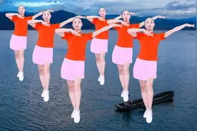 广场舞《潇洒的离去》简单温柔32步，快乐健身每一天