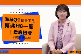 海马Q1销量不足某弗H6一周 卖房扭亏到底前景几何视频封面
