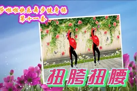 莎啦啦健身操《你跳舞的样子是最美》扭胯扭腰