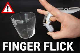 工匠大叔手工制作外网超火的弹脑门强化装备，威力有多大？