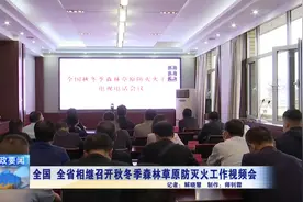 全国、全省相继召开秋冬季森林草原防灭火工作视频会视频封面