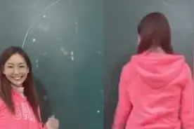 硬核！河北一数学女老师随手画圆，潇洒挥臂显“圆形”引热赞