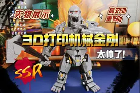 3D打印机械金刚模型，实物展示，真的太帅了！超大号可动手办！视频封面