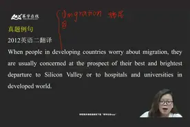 【考研英语】英语一/英语二真题例句讲解知识点精讲：2012翻译视频封面