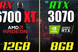 英伟达RTX 3070 vs. RX 6700 XT 新版驱动游戏测试对比视频封面