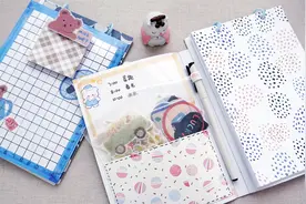 来做好看的多功能手帐本，封面是一块垫板，步骤也简单！视频封面