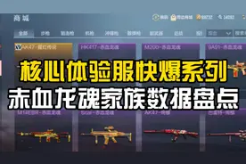 CF手游：核心体验服快爆系列：赤血龙魂家族全员数据盘点！视频封面