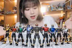 最帅的假面骑士？一口气开箱空我全形态！万代 SHF真骨雕