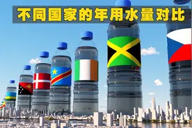 不同国家和地区每年的用水量对比，猜猜第一名是哪国？视频封面