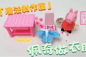 魔法制作屋：小猪佩奇做衣服，小朋友们你们觉得好看吗？视频封面