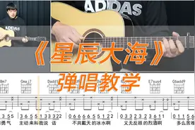 吉他弹唱教学《星辰大海》 酷音小伟吉他弹唱教学视频封面