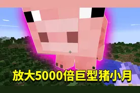 我的世界mod：你见过大5000倍的小月吗？一脚就把末影龙踩成烂泥