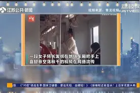 地铁一女子头发绑杆“荡秋千”，乘客吓傻眼！聊天记录揭秘身份视频封面