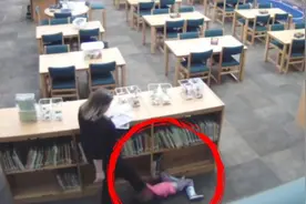 美国幼儿园教师脚踢5岁女孩 还狡辩称：她的伤是自己弄的视频封面