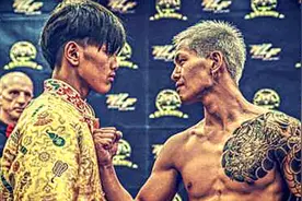 20岁的藏族格斗小伙，腾空砸击ko对手，高兴的模仿“嘴炮”走步！视频封面