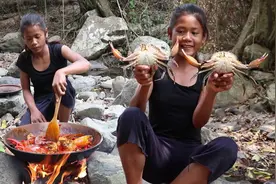 大螃蟹别拿来炸了，今天教你新吃法，好吃营养又不上火