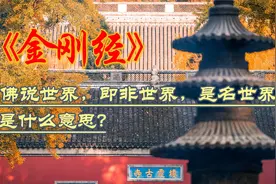 《金刚经》中的“佛说世界，即非世界，是名世界”是什么意思？视频封面