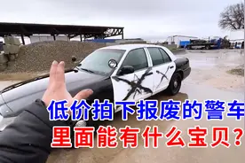 报废警车惊现九毫米手枪和弹匣，寻宝菜鸟直接傻了！视频封面