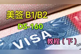 DS-160表格保姆级教程，赴美旅游签证必备。（下）视频封面