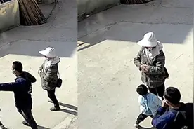 警惕！疑似人贩子欲开面包车拉走小孩，爸爸全程盯着大妈超后怕视频封面