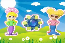 健达奇趣蛋女孩款：拆出美人鱼玩偶六角星戒指玩具视频封面