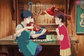 侧耳倾听：天泽圣司拉小提琴，月岛雯演唱《COUNTRY ROAD》