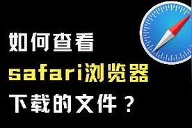 如何查看Safari浏览器下载的文件？#网盘 #小飞机网盘 #云盘