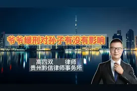 孙子政审，但爷爷被判过缓刑，对孙子有没有影响视频封面