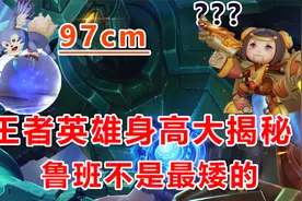 王者英雄身高大揭秘，墨子最高5米多，鲁班居然不是最矮的视频封面