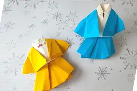 折纸：可爱短裙套装折纸教程，满满的儿时回忆，跟我一起学起来