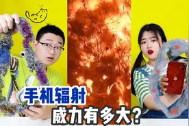 手机辐射能燃烧“钢丝”？小菠用8000元手机做实验，真的烧起来！视频封面