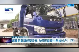 超重的蓝牌轻型货车，为何还能暗中年检过户？（下）视频封面