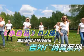 老外广场舞系列《小白杨》DJ版，重低音电子琴纯音乐，视听盛宴！