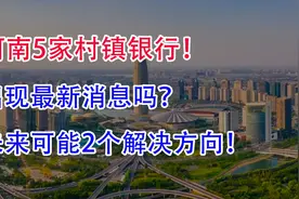 河南5家村镇银行，有最新消息吗？未来最可能的2个解决方向！视频封面