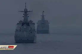 海军拉萨舰：主副炮实弹射击演练视频封面