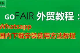Gofair：Whatsapp 国内下载安装使用方法教程视频封面